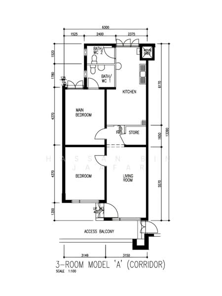 157 Woodlands Street 13, 157 Woodlands Street 13, 2 Bedrooms, 785 sqft, HDB Flat For Sale, by Hassan Bin Jaafar, 500105787 - PropertyGuru.com.sg