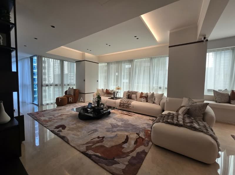 One Shenton, 1 Shenton Way, 4 Bedrooms, 5,242 sqft, Condominium For Sale, by Francis Poh, 500105788 - Living Room - PropertyGuru.com.sg
