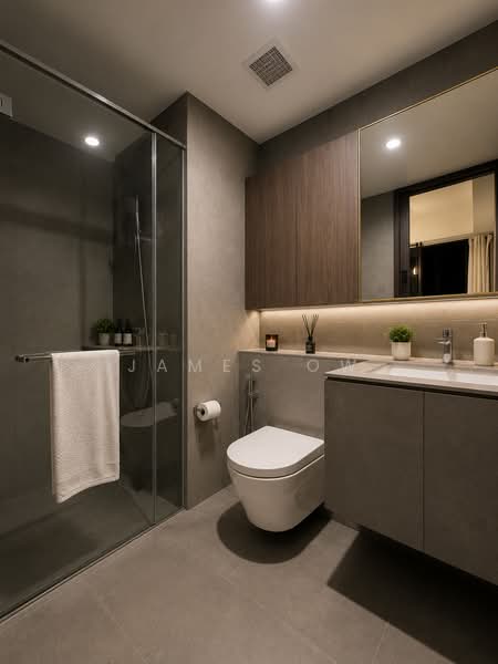 Midtown Modern, 18 Tan Quee Lan Street, Studio, 409 sqft, Condominium For Rent, by James Ow, 500105822 - Bathroom - PropertyGuru.com.sg