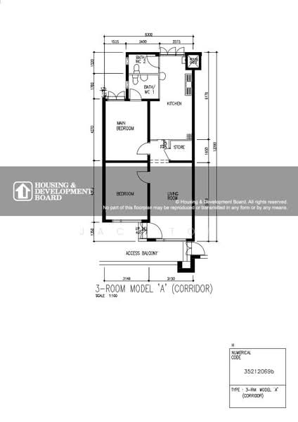 206 Petir Road, 206 Petir Road, 2 Bedrooms, 785 sqft, HDB Flat For Sale, by Jack Toi, 500105839 - PropertyGuru.com.sg