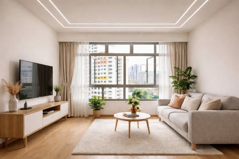 635A Senja Road, 635A Senja Road, 3 Bedrooms, 1,001 sqft, HDB Flat For Sale, by Aaron Koh, 500105867 - Living Room - PropertyGuru.com.sg