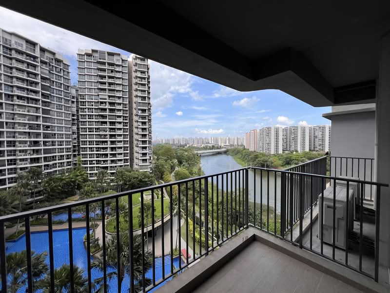 RiverTrees Residences, 29 Fernvale Close, 2 Bedrooms, 710 sqft, Condominium For Rent, by Mei-Ci Lui, 500105889 - Balcony - PropertyGuru.com.sg