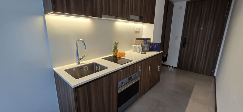 Lentor Modern, Lentor Central, 1 Bedroom, 527 sqft, Condominium For Rent, by Evonne Liew, 500106054 - Kitchen - PropertyGuru.com.sg