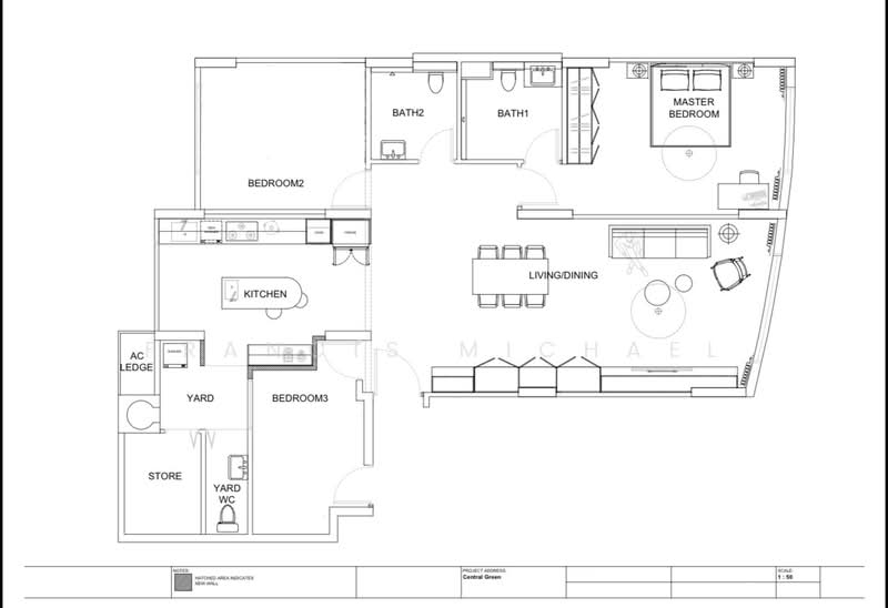Central Green, 5 Jalan Membina, 3 Bedrooms, 1,432 sqft, Condominium For Sale, by Francis Michael, 500106056 - PropertyGuru.com.sg