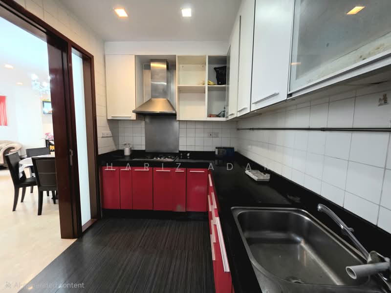 Edelweiss Park Condo, 92 Flora Road, 2 Bedrooms, 947 sqft, Condominium For Rent, by Hariz Adam, 500106084 - Kitchen - PropertyGuru.com.sg