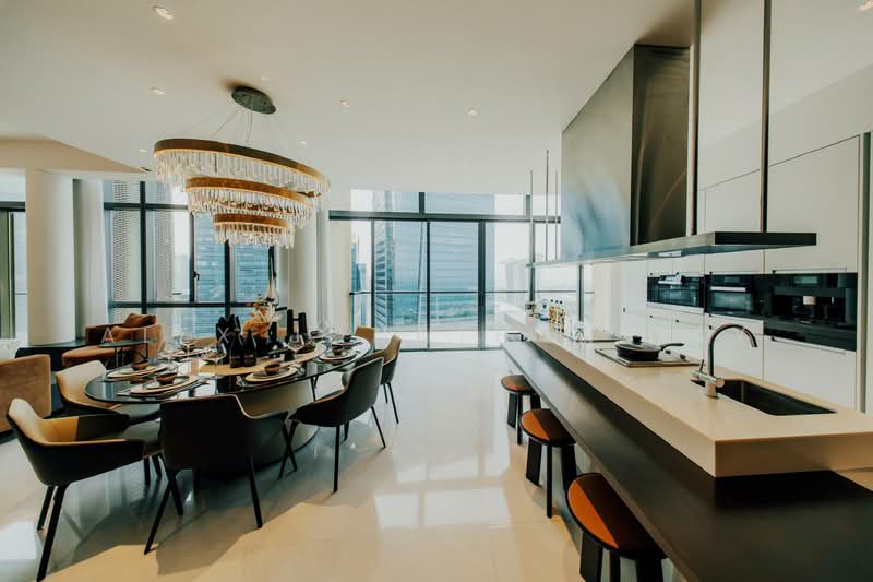 Marina One Residences, 21 Marina Way, 4 Bedrooms, 7,459 sqft, Condominium For Sale, by Alex Jonathan Tay, 500106160 - Dining Room - PropertyGuru.com.sg