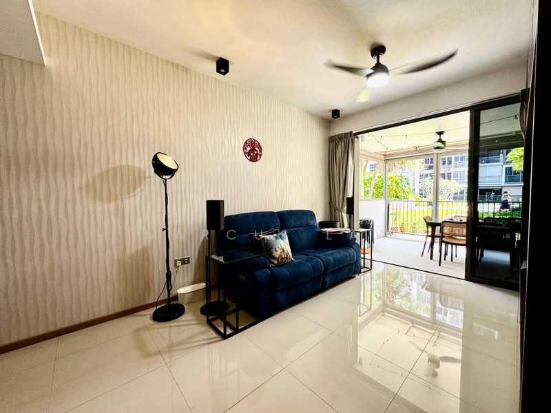 Blossom Residences, 30 Segar Road, 2 Bedrooms, 1,076 sqft, Executive Condominium For Sale, by Marcus Law, 500106280 - Living Room - PropertyGuru.com.sg