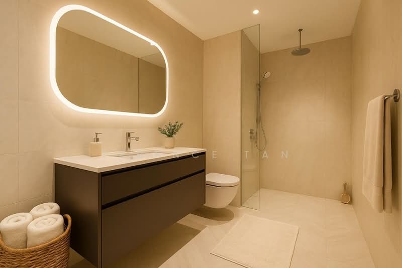 The Continuum, 1-8 Thiam Siew Avenue, 2 Bedrooms, 667 sqft, Condominium For Sale, by Terence Tan, 500106289 - Bathroom - PropertyGuru.com.sg