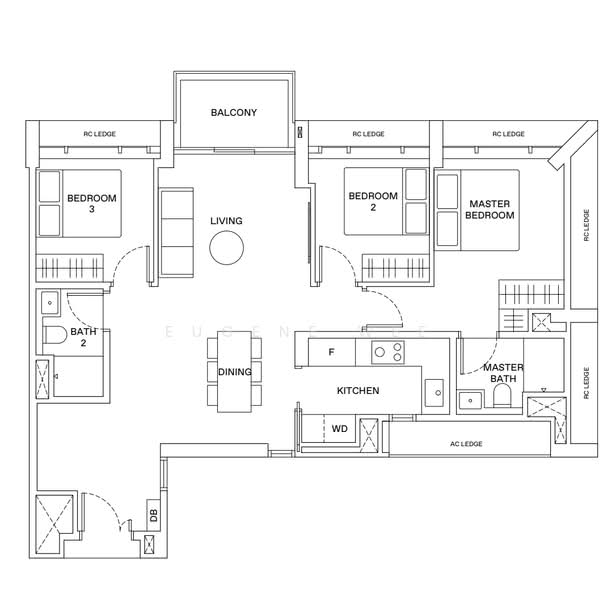 The Reserve Residences, 9 Jalan Anak Bukit, 3 Bedrooms, 958 sqft, Condominium For Sale, by Eugene Wee, 500106398 - PropertyGuru.com.sg