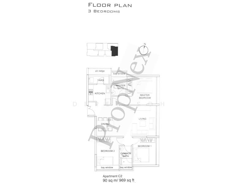 D'Gallery, 15 Jalan Masjid, 3 Bedrooms, 969 sqft, Apartment For Rent, by Derek Soh, 500106483 - PropertyGuru.com.sg