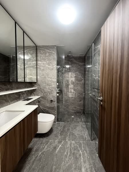 Lentor Modern, 3 Lentor Central, 1 Bedroom, 527 sqft, Condominium For Rent, by Jamie Sitoh, 500106509 - Bathroom - PropertyGuru.com.sg