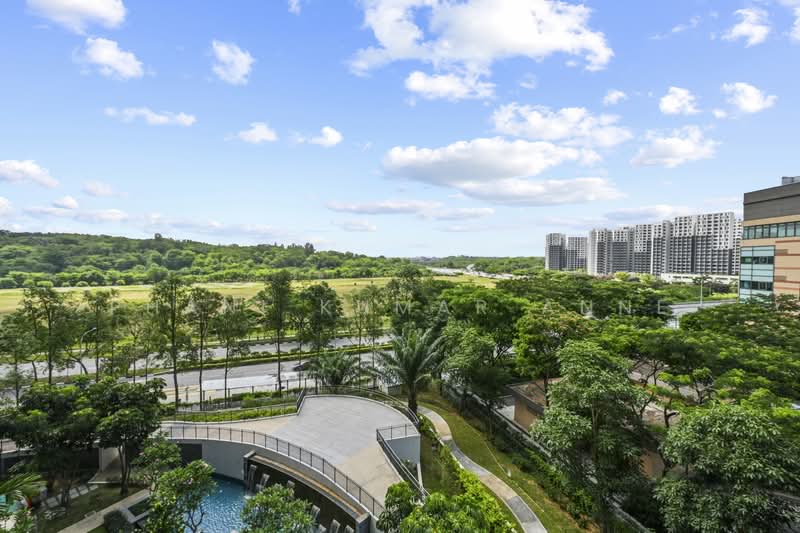 Waterwoods, Punggol Field Walk, 4 Bedrooms, 1,281 sqft, Executive Condominium For Sale, by Phani Kumar Anne, 500106541 - Exterior view from Balcony - PropertyGuru.com.sg