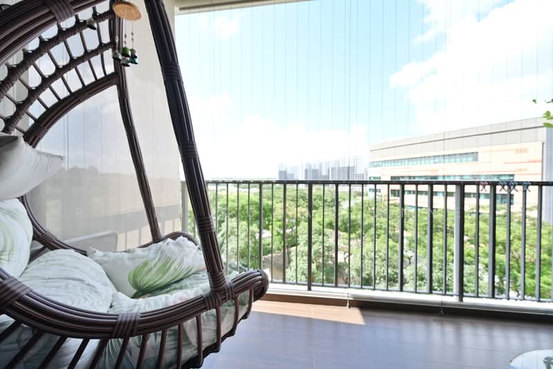 Waterwoods, Punggol Field Walk, 4 Bedrooms, 1,281 sqft, Executive Condominium For Sale, by Phani Kumar Anne, 500106541 - Balcony - PropertyGuru.com.sg