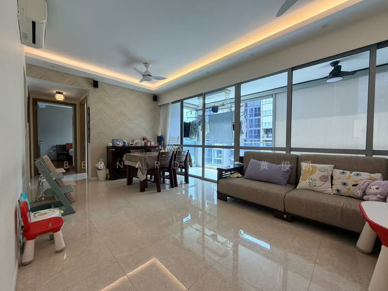 The Santorini, 29 Tampines Street 86, 3 Bedrooms, 1,119 sqft, Condominium For Rent, by Bernard Ng 黄俊凯, 500106559 - Living Room - PropertyGuru.com.sg