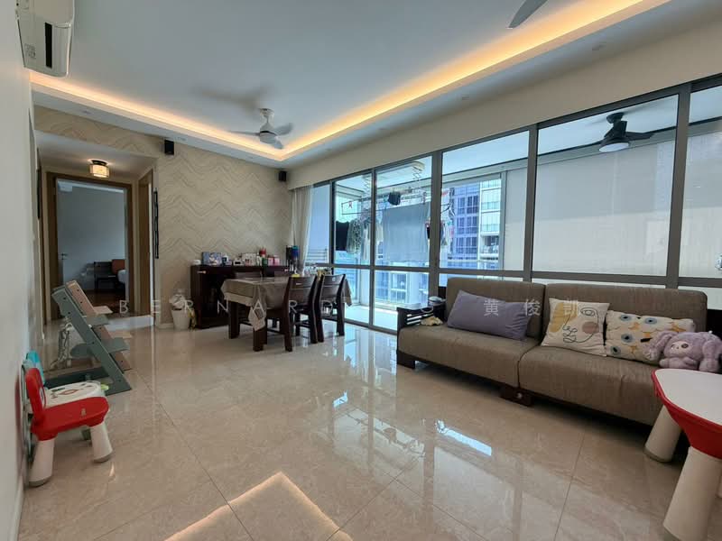 The Santorini, 29 Tampines Street 86, 3 Bedrooms, 1,119 sqft, Condominium For Rent, by Bernard Ng 黄俊凯, 500106559 - Living Room - PropertyGuru.com.sg