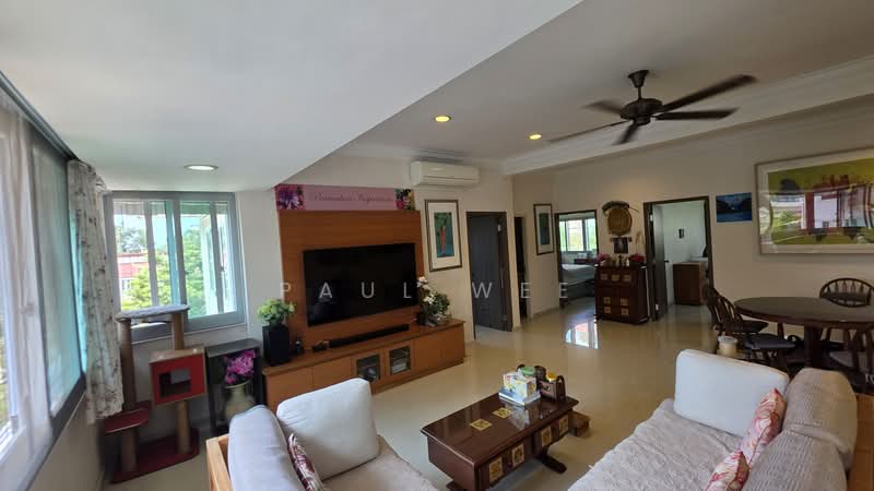 View to appreciate! Beautiful Freehold Walk Up - Upper East Coast, , 3 Bedrooms, 1,244 sqft, Walk-up Apartment For Sale, by Paul Wee, 500106660 - Living Room - PropertyGuru.com.sg