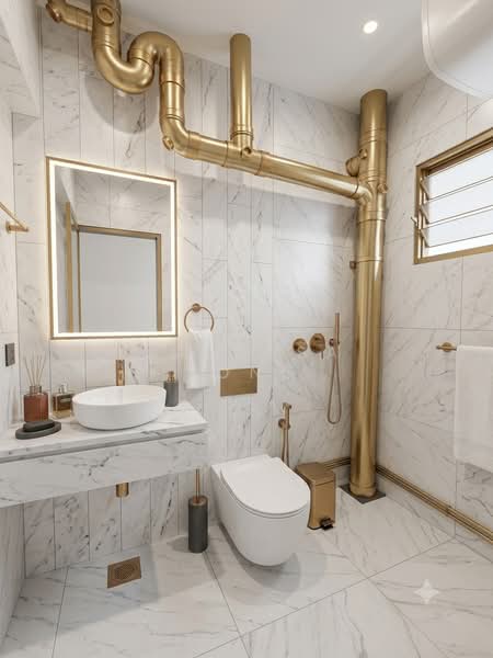 302 Canberra Road, 302 Canberra Road, 3 Bedrooms, 979 sqft, HDB Flat For Sale, by Vanessa Yong, 500106713 - Bathroom - PropertyGuru.com.sg