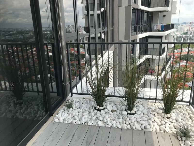 The Trilinq, 28 Jalan Lempeng, 3 Bedrooms, 1,356 sqft, Condominium For Rent, by Ken Lim, 500106717 - Balcony - PropertyGuru.com.sg