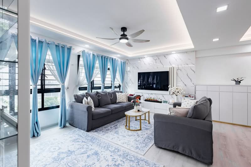 635A Senja Road, 635A Senja Road, 3 Bedrooms, 1,206 sqft, HDB Flat For Sale, by Marcus Chew, 500106805 - Living Room - PropertyGuru.com.sg