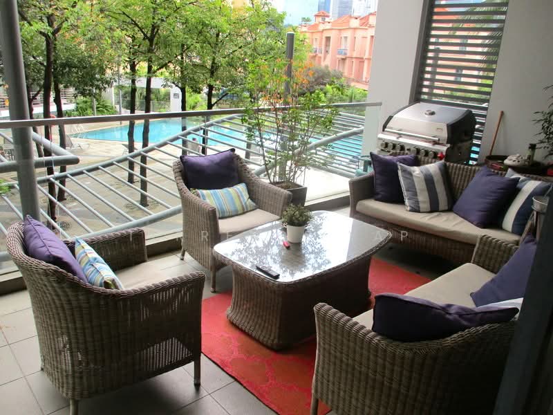 The Pier at Robertson, 80 Mohamed Sultan Road, 2 Bedrooms, 1,055 sqft, Condominium For Sale, by Terrence Yap, 500106912 - HUGE Balcony. Trees ensure Privacy - PropertyGuru.com.sg