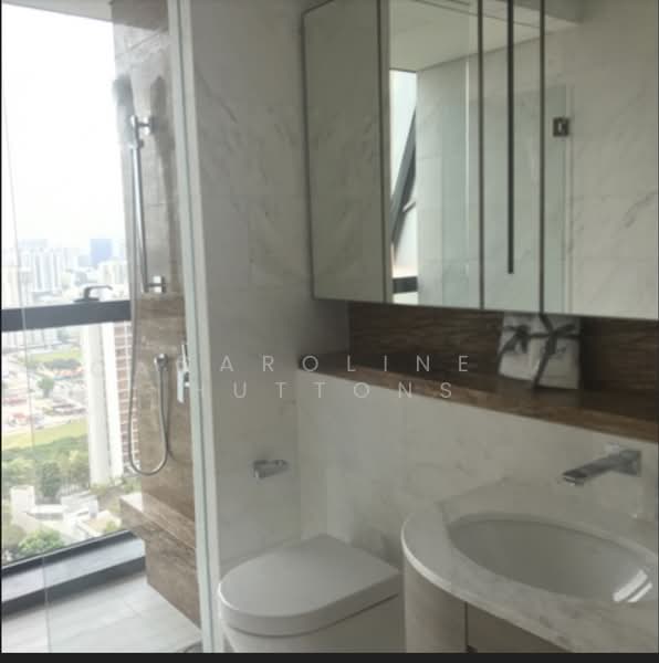 DUO Residences, 1 Fraser Street, 2 Bedrooms, 936 sqft, Condominium For Rent, by Caroline Huttons, 500106967 - Bathroom - PropertyGuru.com.sg