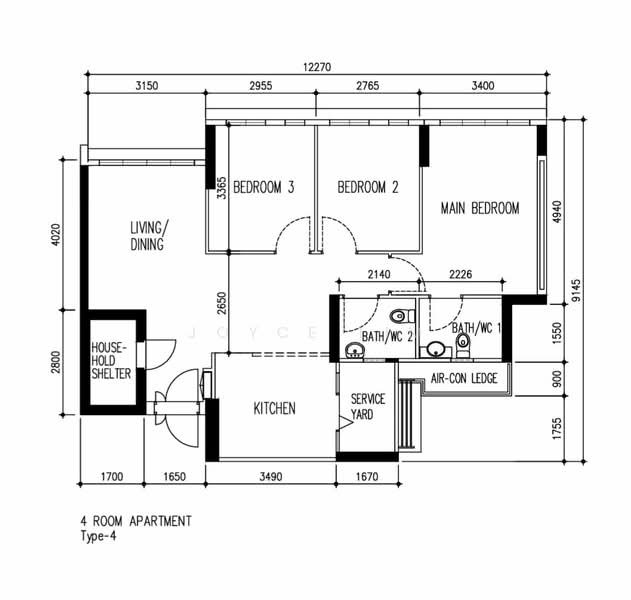 682B Edgedale Plains, 682B Edgedale Plains, 3 Bedrooms, 1,001 sqft, HDB Flat For Sale, by Joyce Lim, 500106969 - PropertyGuru.com.sg