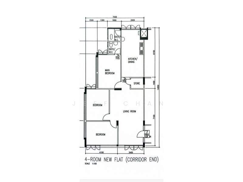 735 Yishun Street 72, 735 Yishun Street 72, 3 Bedrooms, 1,001 sqft, HDB Flat For Sale, by Jeff Chan, 500106974 - PropertyGuru.com.sg