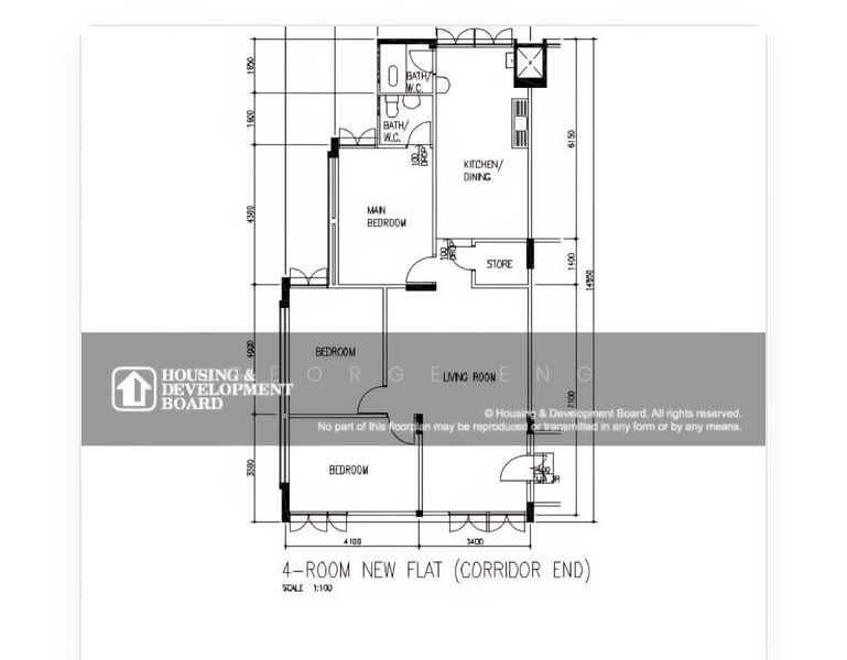 54 Cassia Crescent, 54 Cassia Crescent, 3 Bedrooms, 1,001 sqft, HDB Flat For Sale, by George Eng, 500107001 - PropertyGuru.com.sg
