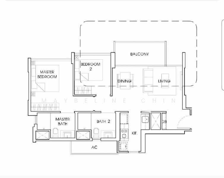 The Vales, 87 Anchorvale Crescent, 2 Bedrooms, 764 sqft, Condominium For Sale, by Maybeline Chin, 500107016 - PropertyGuru.com.sg