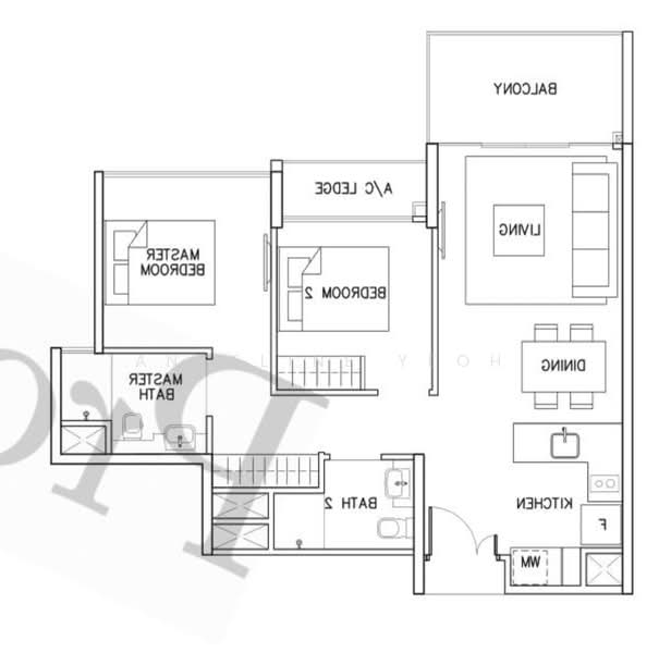 Ripple Bay, 4 Pasir Ris Link, 2 Bedrooms, 764 sqft, Condominium For Rent, by Angeline Yeoh, 500107088 - PropertyGuru.com.sg