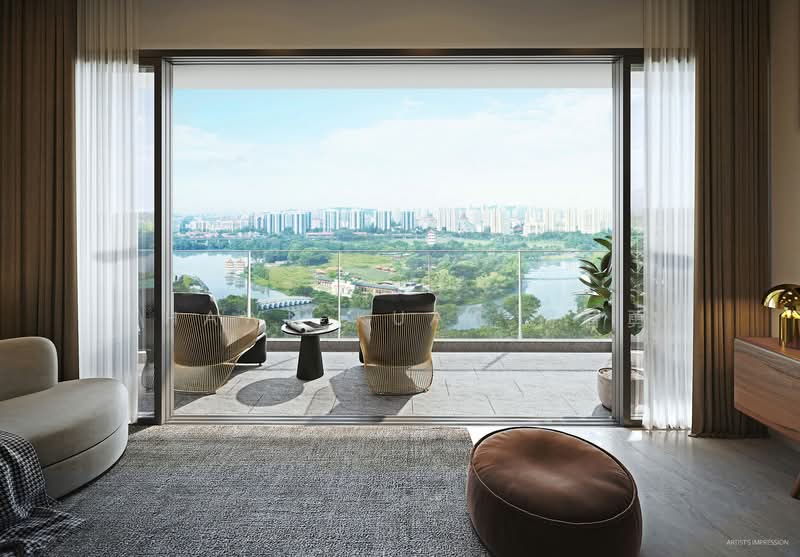 The LakeGarden Residences, 80 Yuan Ching Road, 3 Bedrooms, 1,238 sqft, Condominium For Sale, by Shawn Kuah 柯智勇, 500107128 - Balcony - PropertyGuru.com.sg