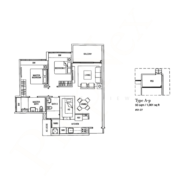 Waterfront Waves, 766 Bedok Reservoir Road, 2 Bedrooms, 990 sqft, Condominium For Sale, by Shanel Liew, 500107166 - PropertyGuru.com.sg