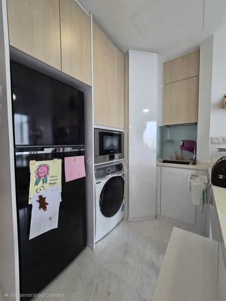 Adria, 12 Derbyshire Road, 2 Bedrooms, 689 sqft, Condominium For Sale, by Ong Kong Joo, 500107172 - Kitchen - PropertyGuru.com.sg