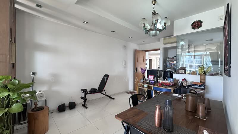 The Quartz, 51 Compassvale Bow, 3 Bedrooms, 1,302 sqft, Condominium For Rent, by Christina Lau, 500107184 - Living Room - PropertyGuru.com.sg