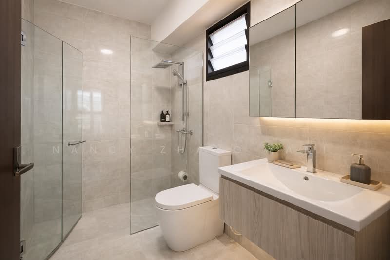 35 Eunos Crescent, 35 Eunos Crescent, 3 Bedrooms, 915 sqft, HDB Flat For Sale, by Nancy Zhang Yani, 500107190 - Transformed Master Bathroom - PropertyGuru.com.sg