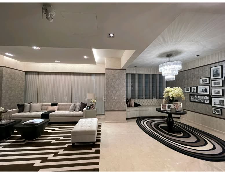 One Shenton, 1 Shenton Way, 5 Bedrooms, 5,350 sqft, Condominium For Sale, by Genevieve Chui, 500107205 - Living Room - PropertyGuru.com.sg