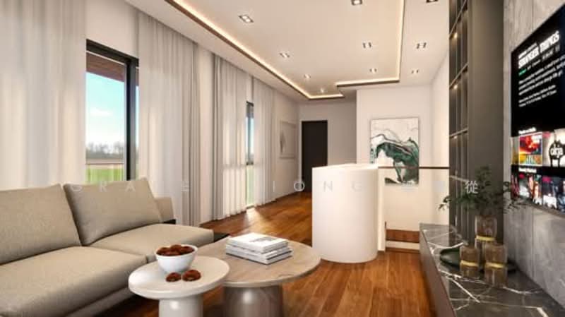 🎉Open House - 6 Cars Brand New Semi-D near Serangoon Gardens 🎉, Chepstow Close, Chiap Guan Avenue, Dix Road, Glasgow Road, Jalan Hwi Yoh, Leith Park, Leith Road, Phillips Avenue, Plantation Avenue, Rosyth Avenue, Yio Chu Kang Road, Chomp Chomp Food Centre, Tavistock Avenue, Worthing Road, Sandown Place, Maju Aven, 6 Bedrooms, 9,400 sqft, Semi-Detached House For Sale, by Grace  LIONG 梁礜從, 500107236 - Living Room - PropertyGuru.com.sg