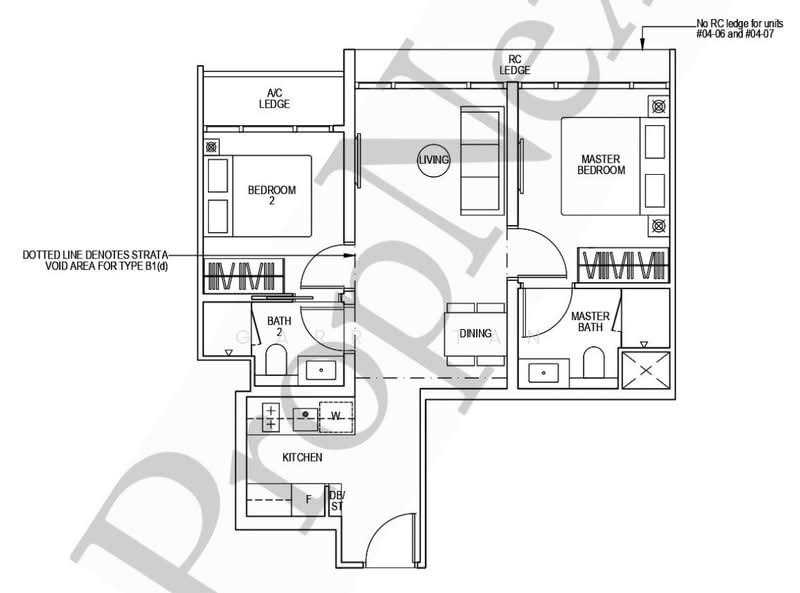 Piccadilly Grand, 3 Northumberland Road, 2 Bedrooms, 646 sqft, Condominium For Rent, by Garry Tan, 500107248 - PropertyGuru.com.sg