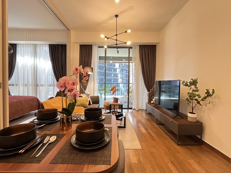 Marina One Residences, 21 Marina Way, 1 Bedroom, 732 sqft, Condominium For Sale, by Elson Koo, 500107256 - Living Room - PropertyGuru.com.sg