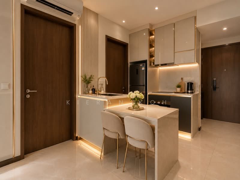 Normanton Park, 47 Normanton Park, 1 Bedroom, 527 sqft, Condominium For Sale, by Kieran Koh, 500107270 - Kitchen - PropertyGuru.com.sg