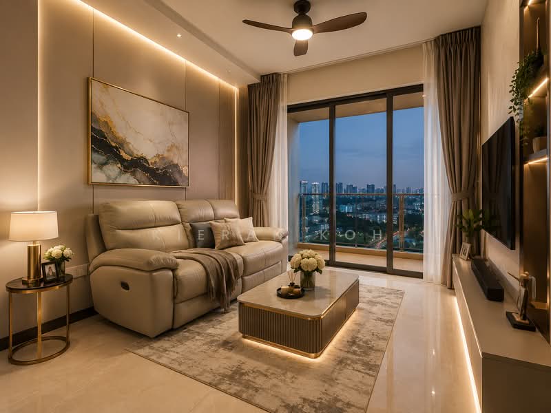 Normanton Park, 47 Normanton Park, 1 Bedroom, 527 sqft, Condominium For Sale, by Kieran Koh, 500107270 - Living Room - PropertyGuru.com.sg