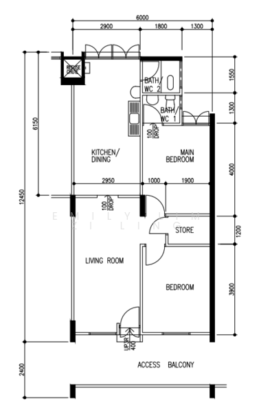 701 Yishun Avenue 5, 701 Yishun Avenue 5, 2 Bedrooms, 731 sqft, HDB Flat For Sale, by Emily Lim Zi Ling, 500107346 - PropertyGuru.com.sg