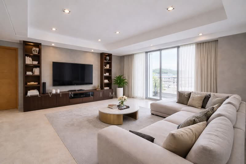 Caribbean at Keppel Bay, 46 Keppel Bay Drive, 4 Bedrooms, 6,135 sqft, Condominium For Sale, by Alvin Lim Yi Cheng, 500107407 - Living Room Design - PropertyGuru.com.sg