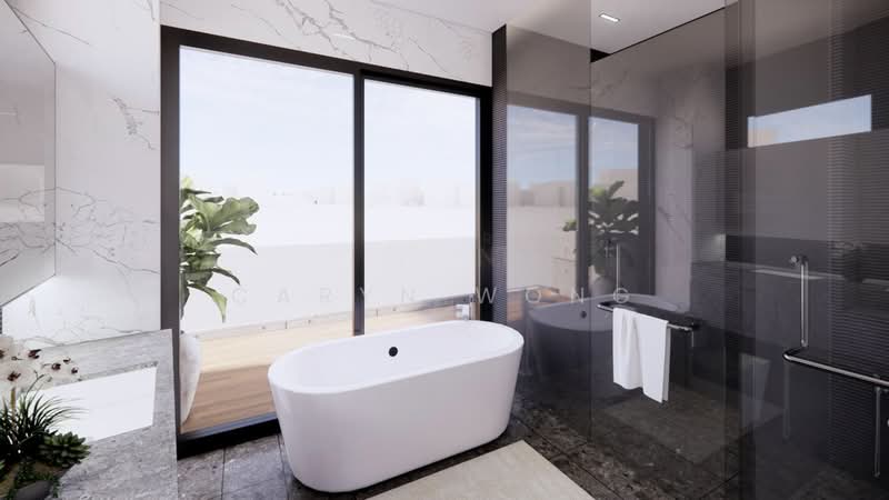 ❤️GIANT⚡️OPEN HOUSE! 18th & 19th Apr! Brand New Corner Terrace at Kovan Road w Pool & Jacuzzi, Kovan Road, 7 Bedrooms, 5,768 sqft, Corner Terrace For Sale, by Caryn Wong, 500107415 - Bathroom - PropertyGuru.com.sg