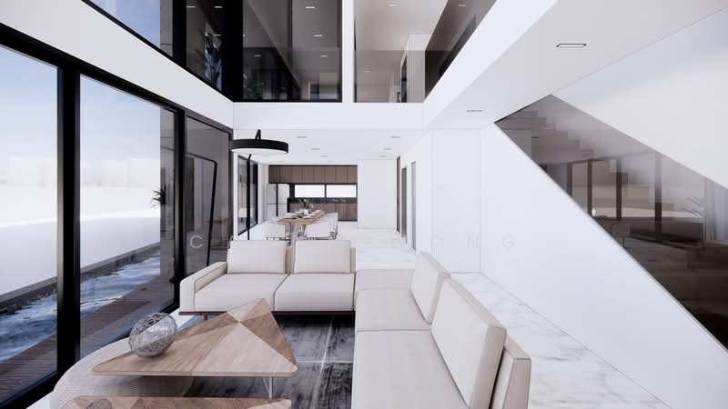 ❤️GIANT⚡️Brand New Corner Terrace at Kovan Road w Pool & Jacuzzi, Kovan Road, 7 Bedrooms, 8,800 sqft, Corner Terrace For Sale, by Caryn Wong, 500107415 - Living Room - PropertyGuru.com.sg