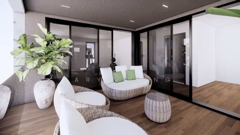 ❤️GIANT⚡️OpenHouse 9th-10th May! Build Up Less Than $1k psf! Brand New Corner Terrace at Kovan Road, Kovan Road, 7 Bedrooms, 8,800 sqft, Corner Terrace For Sale, by Caryn Wong, 500107415 - Balcony - PropertyGuru.com.sg