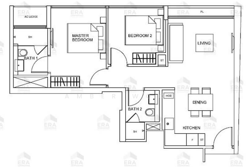 RV Residences, 467 River Valley Road, 2 Bedrooms, 689 sqft, Condominium For Sale, by Amber Wood, 500107435 - PropertyGuru.com.sg