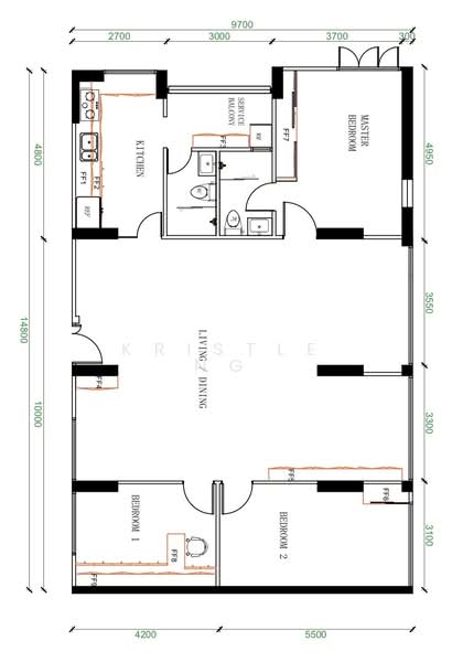 578 Hougang Avenue 4, 578 Hougang Avenue 4, 4 Bedrooms, 1,507 sqft, HDB Flat For Sale, by Kristle Ng, 500107523 - PropertyGuru.com.sg