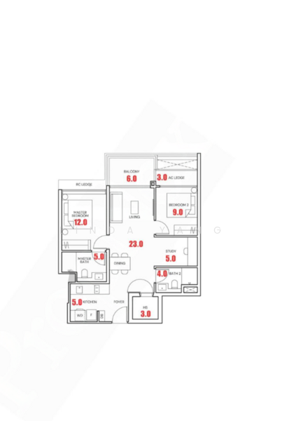 Terra Hill, 18 Yew Siang Road, 2 Bedrooms, 807 sqft, Condominium For Sale, by Linda Yang, 500107549 - PropertyGuru.com.sg