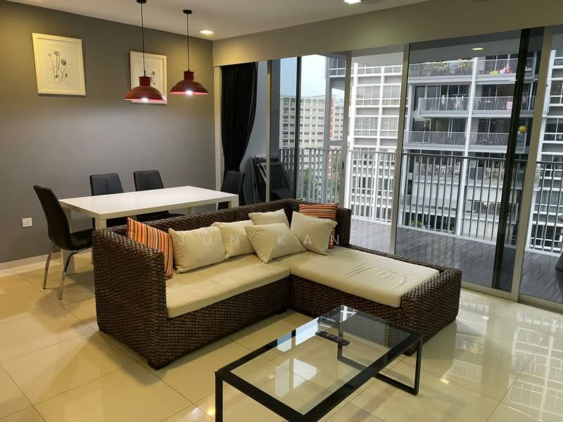 Oasis @ Elias, 60 - 72 Elias Road, 3 Bedrooms, 1,302 sqft, Condominium For Rent, by Jun Kang, 500107553 - Living Room - PropertyGuru.com.sg